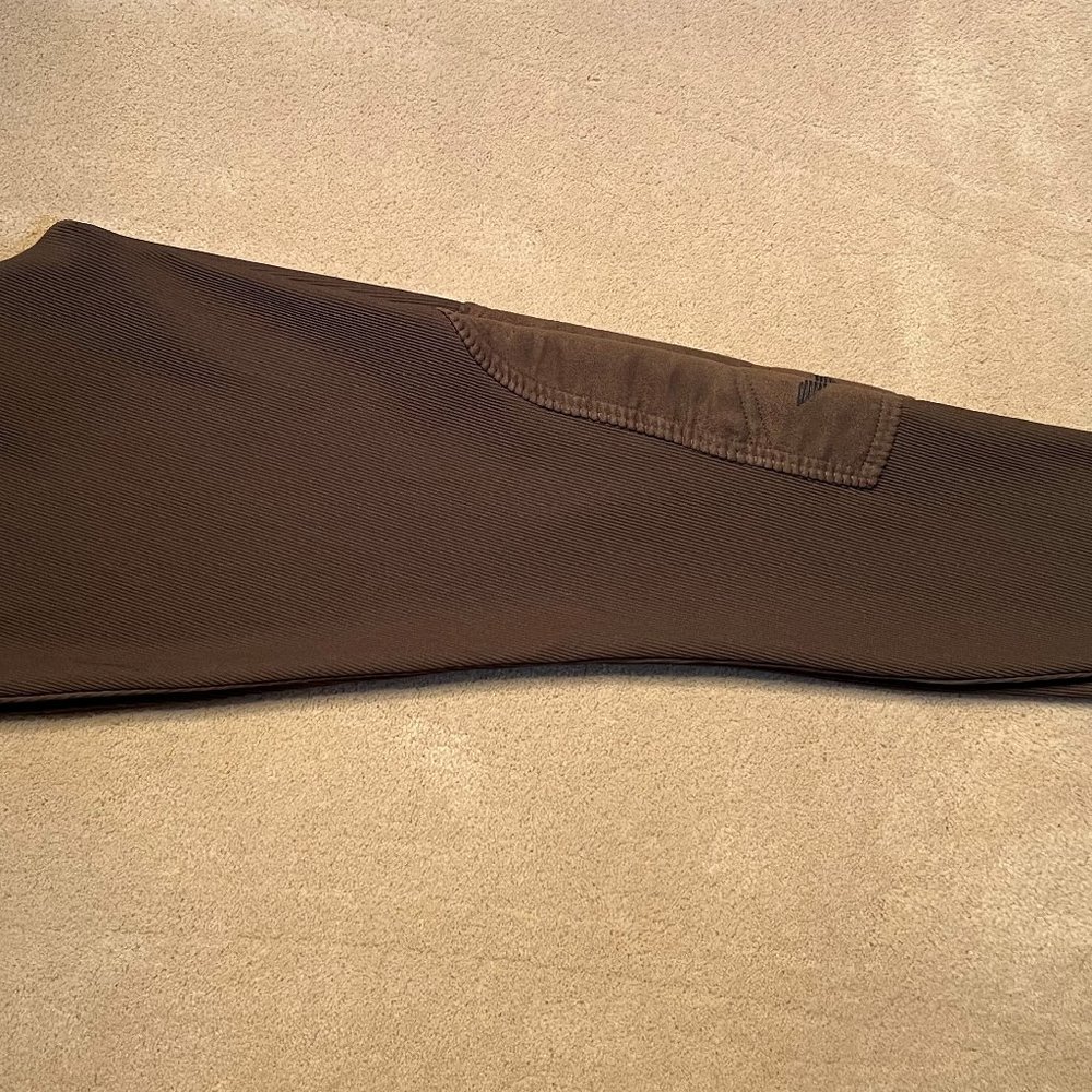 Tuffrider Chocolate Brown Ribbed Knee Patch Breec… - image 3